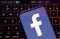 FILE PHOTO: Facebook app logo is seen in this illustration taken, August 22, 2022. REUTERS/Dado Ruvic/Illustration/File Photo