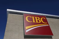 FILE PHOTO: The Canadian Imperial Bank of Commerce (CIBC) logo is seen outside of a branch in Ottawa, Ontario, Canada, February 14, 2019. REUTERS/Chris Wattie/File Photo