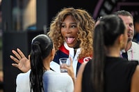 (FILES) US tennis player Serena Williams arrives for the Leagues Cup Group J football match between Inter Miami CF and Cruz Azul at DRV PNK Stadium in Fort Lauderdale, Florida, on July 21, 2023. Serena Williams has given birth to her second daughter, her husband announced on August 22. 2023, adding that both were "happy & healthy" after the difficult birth of the tennis star's first child left her fighting for her life. (Photo by CHANDAN KHANNA / AFP) (Photo by CHANDAN KHANNA/AFP via Getty Images)
