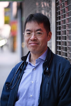 Dr. Vincent Lam, poses for a portrait at his office in Toronto, on Wednesday Feb. 1, 2023.