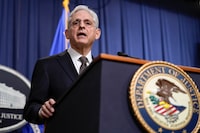 Attorney General Merrick Garland speaks during a news conference at the Department of Justice in Washington, Friday, Jan. 27, 2023. The Justice Department has charged three men in a plot to kill an Iranian American author and activist who has spoken out against human rights abuses in Iran, officials said Friday. (AP Photo/Carolyn Kaster)