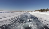 <p>The warmest winter on record in Canada has spelled widespread issues for First Nations in northern Ontario connected to a network of winter roads built over frozen land, rivers and lakes. A winter road which crosses Shoal Lake to Shoal Lake 40 First Nation is photographed on Wednesday, Feb. 25, 2015. THE CANADIAN PRESS/John Woods</p>