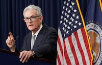 Federal Reserve Board Chairman Jerome Powell answers a question during a press conference following a closed two-day meeting of the Federal Open Market Committee on interest rate policy at the Federal Reserve in Washington on Nov. 1.