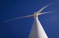 Environmental groups and labour organizations are pleading with the federal government to end a political stalemate over its forthcoming sustainable jobs bill. A wind turbine is shown at a wind farm near Pincher Creek, Alta., Wednesday, March 9, 2016.THE CANADIAN PRESS/Jeff McIntosh