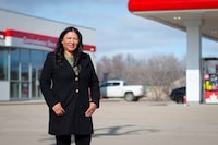 Michelle Bellegarde at Saskatchewan’s Little Black Bear First Nation, which will be home to the first Level 3 electric vehicle charger on reserve land owned by a First Nation in Canada.