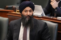 Ontario says it will suspend driver's licences for at least 10 years for those who have been convicted of stealing a car. Ontario Transportation Minister Prabmeet Sarkaria attends Question Period at the Ontario legislature in Toronto, Tuesday, Nov. 28, 2023. THE CANADIAN PRESS/Chris Young