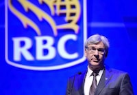 <p>RBC chief executive Dave McKay speaks at the banks annual meeting in Toronto on April 6, 2017. RBC says it plans to disclose a key climate metric that the New York City Comptroller has been pushing it to adopt. THE CANADIAN PRESS/Frank Gunn</p>