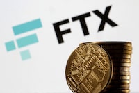 FILE PHOTO: FTX logo is seen in this illustration taken March 31, 2023. REUTERS/Dado Ruvic/Illustration