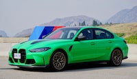 The 2024 BMW M3 CS has a controversial grille with gaping nostrils.