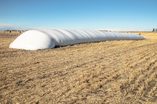 Farmers welcome programs offered by Cleanfarms that advance their sustainability goals through recycling of grain bags, for example.
