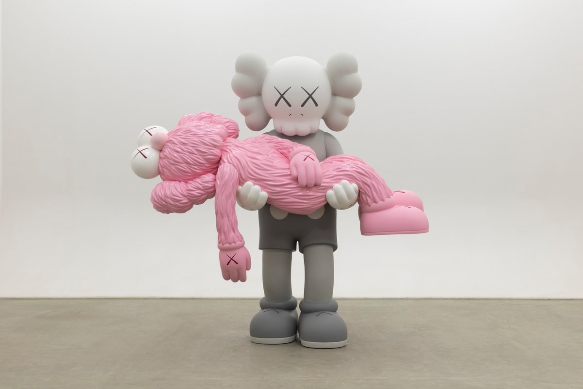 What Party Figure Pink Fine Art Toy by Kaws- Brian Donnelly