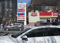 The Esso gas station on Parliament St., on Mar 3, 2022 Fred Lum/The Globe and Mail. 