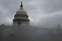 A general view of the U.S. Capitol in the midst of an ongoing legislative effort to raise the United States' debt ceiling and avoid a catastrophic default, in Washington, U.S. May 30, 2023.  REUTERS/Jonathan Ernst