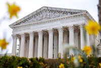 FILE PHOTO: The United States Supreme Court is seen in Washington, U.S., March 27, 2023. REUTERS/Evelyn Hockstein/File Photo