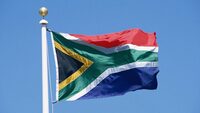 South Africa's flag.