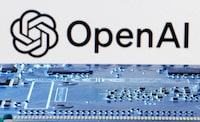 FILE PHOTO: OpenAI logo is seen near computer motherboard in this illustration taken January 8, 2024. REUTERS/Dado Ruvic/Illustration/File Photo