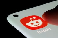 Reddit app is seen on a smartphone in this illustration taken, July 13, 2021