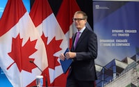 Bank of Canada Governor Tiff Macklem arrives at a press conference in Ottawa, Ontario, Canada October 25, 2023.  REUTERS/Patrick Doyle