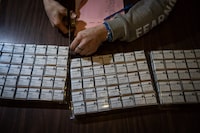 Toronto is asking the federal government to decriminalize all drugs for personal use in the city and for all people, including youth, as it lays out a model that goes further than what Health Canada approved in British Columbia. A tested supply of cocaine, heroin and methamphetamine is readied for distribution to drug users n Vancouver, on Wednesday, February 9, 2022. THE CANADIAN PRESS/Darryl Dyck