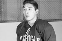 Mel Wakabayashi, University of Michigan Ice Hockey, 1964 / BL014746
CREDIT: University of Michigan. News and Information Services