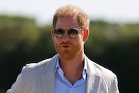 Britain's Prince Harry and Meghan (not pictured) attends the Royal Salute Polo Challenge to benefit Sentebale, a charity founded by Prince Harry and Prince Seeiso of Lesotho to support children in Lesotho and Botswana, in Wellington, Florida, U.S., April 12, 2024.  REUTERS/Marco Bello