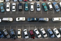 iSTOCKPHOTO - ROYALTY-FREE

crowded parking lot from above