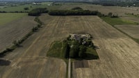 The Reeser family plot of farmland, as well as other farm holdings within the Duffins Rouge Agricultural Preserve, in Pickering, Ont., Monday, June 19, 2023. (Christopher Katsarov/The Globe and Mail)