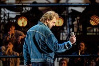 Craige Els plays Bob Geldof in the Live Aid musical "Just For One Day" at the Old Vic.THE CANADIAN PRESS/HO-The Old Vic/Mirvish Productions **MANDATORY CREDIT** 