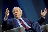 Ray Dalio, Bridgewater's co-chairman and co-chief investment officer, speaks during the Skybridge Capital SALT New York 2021 conference in New York City, U.S., September 15, 2021.