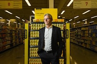 CEO of Loblaws, Per Bank poses for a photograph at a store in Mississauga, Tuesday Jan. 30, 2024. (Christopher Katsarov/The Globe and Mail)