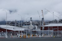 The LNG Canada facility in Kitimat, B.C. Sept 23, 2023. Jesse Winter/ The Globe and Mail