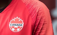 Canada Soccer has amended a statement it issued Friday and removed it from Twitter at the request of the Canadian Soccer Players' Association (CSPA), which represents the players on the Canadian women's national team. A Canada soccer logo is seen in Vancouver on March 24, 2019. THE CANADIAN PRESS/Darryl Dyck