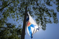 A Nova Scotia flag on the grounds of Province House in Halifax on Thursday, June 22, 2023.

Darren Calabrese/The Globe and Mail
