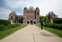 Exteriors of Queen's Park in Toronto, Ontario on May 31, 2018. Photo by Deborah Baic / The Globe and Mail