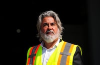 Minister of Transport, Pablo Rodriguez takes part in a funding announcement at Canadian North in Ottawa on Wednesday, Aug. 9, 2023. The announcement was related to supply chains and improving cargo capacity. THE CANADIAN PRESS/Sean Kilpatrick