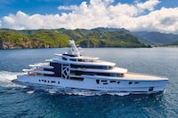 The 80-metre (262-foot) motoryacht Artefact, designed by Greg C. Marshall Naval Architect, Ltd., has won numerous awards for innovation, naval architecture and interiors.