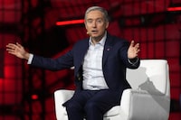 Francois-Phillipe Champagne, Federal Minister of Innovation, Science and Industry, speaks at the Collision conference, in Toronto, Wednesday, June 28, 2023. THE CANADIAN PRESS/Chris Young