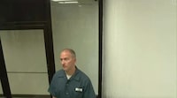 Former Minneapolis police officer Derek Chauvin, serving time for the 2020 murder of George Floyd, appears via Zoom from a federal prison in Tucson, Ariz., on Friday, March 17, 2023. Chauvin pleaded guilty to aiding and abetting, failing to file tax returns to the state of Minnesota for the years 2016 and 2017. (Minnesota Judicial Branch via AP)