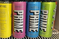 A caffeinated energy drink being promoted by American social media influencers is set to be recalled in Canada. Prime Energy drinks are displayed at a store in San Francisco, Tuesday, July 11, 2023. THE CANADIAN PRESS/AP-Jeff Chiu