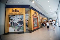 An Indigo bookstore, located in the CF Toronto Eaton Centre is photographed on Sept 7, 2023. (Fred Lum/The Globe and Mail)
