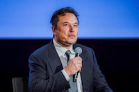 FILE PHOTO: Tesla founder Elon Musk attends Offshore Northern Seas 2022 in Stavanger, Norway August 29, 2022. NTB/Carina Johansen via REUTERS
