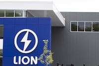Lion Electric's lithium-ion battery manufacturing facility is shown in Mirabel, Que., Thursday, Sept. 14, 2023.The Lion Electric Co. says it's cutting about 120 jobs as part of a plan to reduce costs. THE CANADIAN PRESS/Christinne Muschi