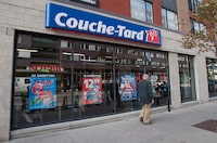 Alimentation Couche-Tard Inc. says it is suspending its operations in Russia, effectively immediately. A man passes by a Couche Tard convenience store in Montreal, Friday, October 5, 2012. THE CANADIAN PRESS/Graham Hughes.