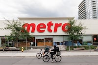 A Metro grocery store is seen in Toronto, Tuesday, July 18, 2023. Bargaining continues between the retailer and it’s nearly 3,700 employees as a strike deadline of 11:59 pm fast approaches. THE CANADIAN PRESS/Cole Burston