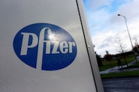 FILE PHOTO: A company logo is seen at a Pfizer office in Dublin, Ireland November 24, 2015. Pfizer Inc said on November 23 it would buy Botox maker Allergan Plc in a deal worth $160 billion to slash its U.S. tax bill, rekindling a fierce political debate over the financial maneuver.  REUTERS/Cathal McNaughton/File Photo