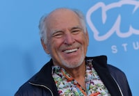 (FILES) US musician Jimmy Buffett arrives for the Los Angeles premiere of "The Beach Bum" at the Arclight cinemas in Hollywood on March 28, 2019. US singer-songwriter Jimmy Buffett, best known for his 1977 hit "Margaritaville," has died at age 76, according to a statement on his website (Photo by Chris Delmas / AFP) (Photo by CHRIS DELMAS/AFP via Getty Images)