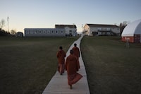 Monks at the Great Enlightenment Buddhist Institute Society's (GEBIS) campus in the community of Heatherdale, PEI on Friday, April 21, 2023

Darren Calabrese/The Globe and Mail
