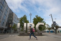 The University of British Columbia will add 778 more student spaces for technology-related programs over the next six years through a $23-million investment from the provincial government. The UBC sign is pictured at the University of British Columbia in Vancouver, Tuesday, April 23, 2019. THE CANADIAN PRESS/Jonathan Hayward