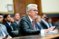 Federal Reserve Board Chairman Jerome Powell testifies before a House Financial Services Committee hearing on the Federal Reserve's Semi-Annual Monetary Policy Report, on Capitol Hill in Washington, DC, on June 21.