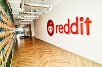 FILE Ñ A hallway at RedditÕs office in New York on May 23, 2023. Reddit priced its shares at $34 for its initial public offering, the New York Times reported on March 20. The pricing was at the high end of expectations. (Amy Lombard for the New York Times)